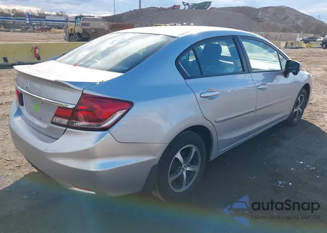 2015 Honda Civic Se z USA, uszkodzony, nr VIN 2HGFB2F74FH508286